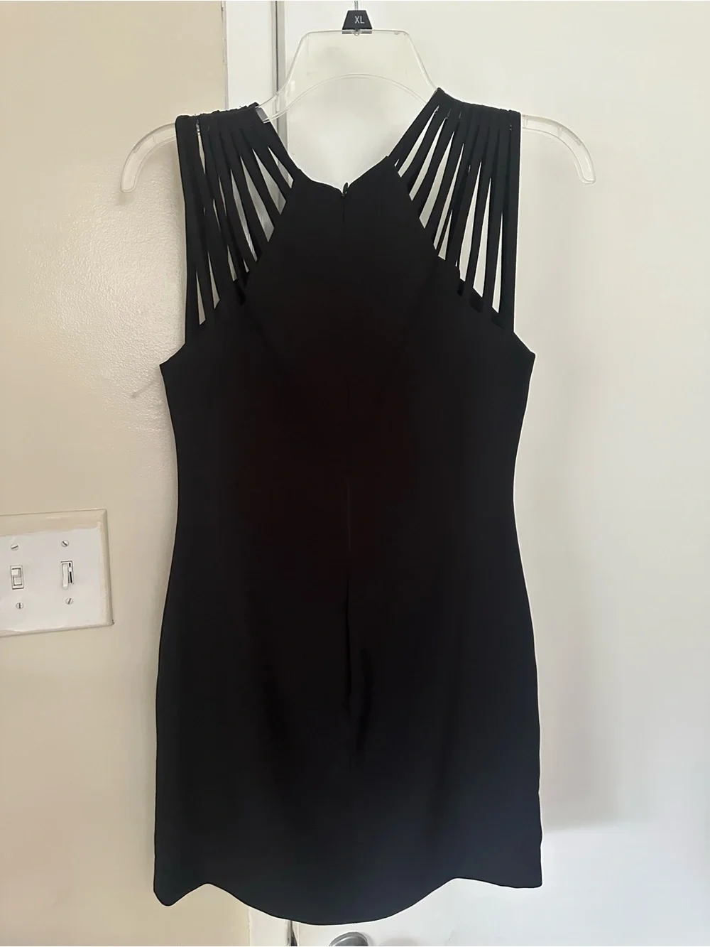 Dress the Population Sleeveless Black Strappy-Neck Bodycon Dress - Picture 5 of 5